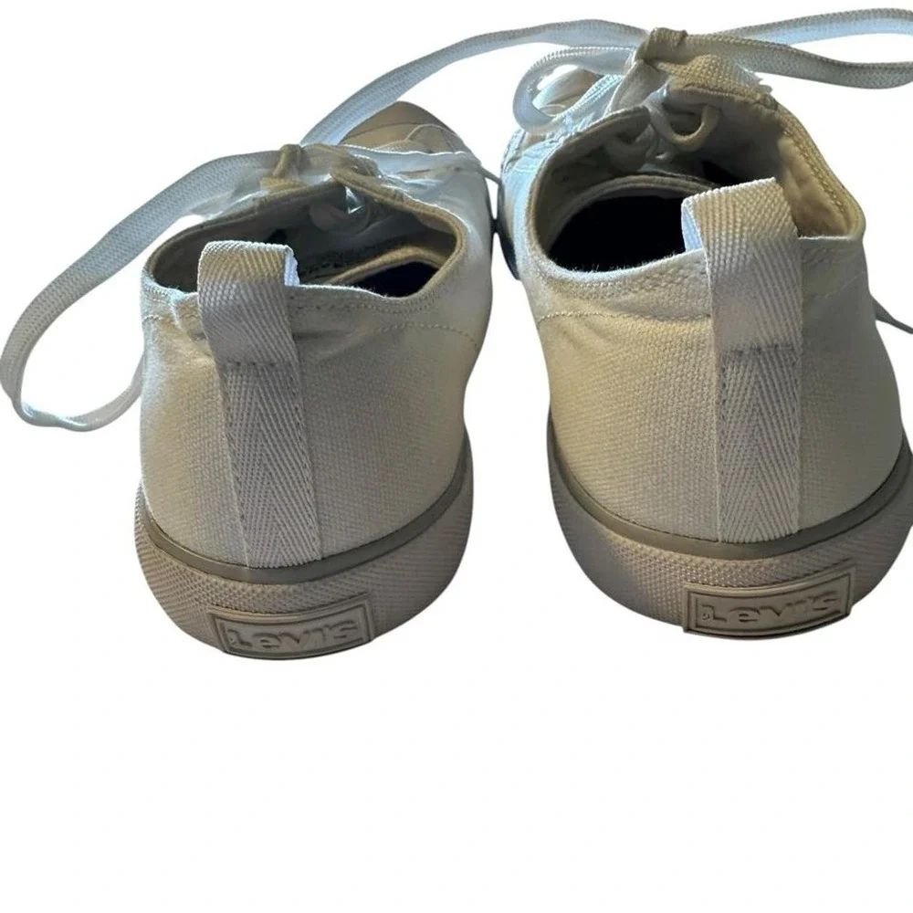 White Levi's Canvas Shoes